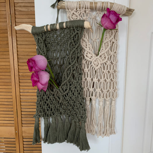 Macrame Hanging Pocket/Macrame Pocket Wall Hanging/ Boho Hanging Wall Organizer/Letter Pocket?